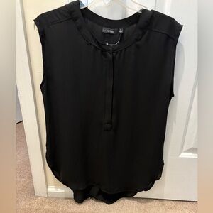 Black silky sleeveless S top by APT.9